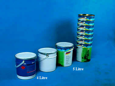 Paint Chemical Pails Reseal  Lids with Locking Rings